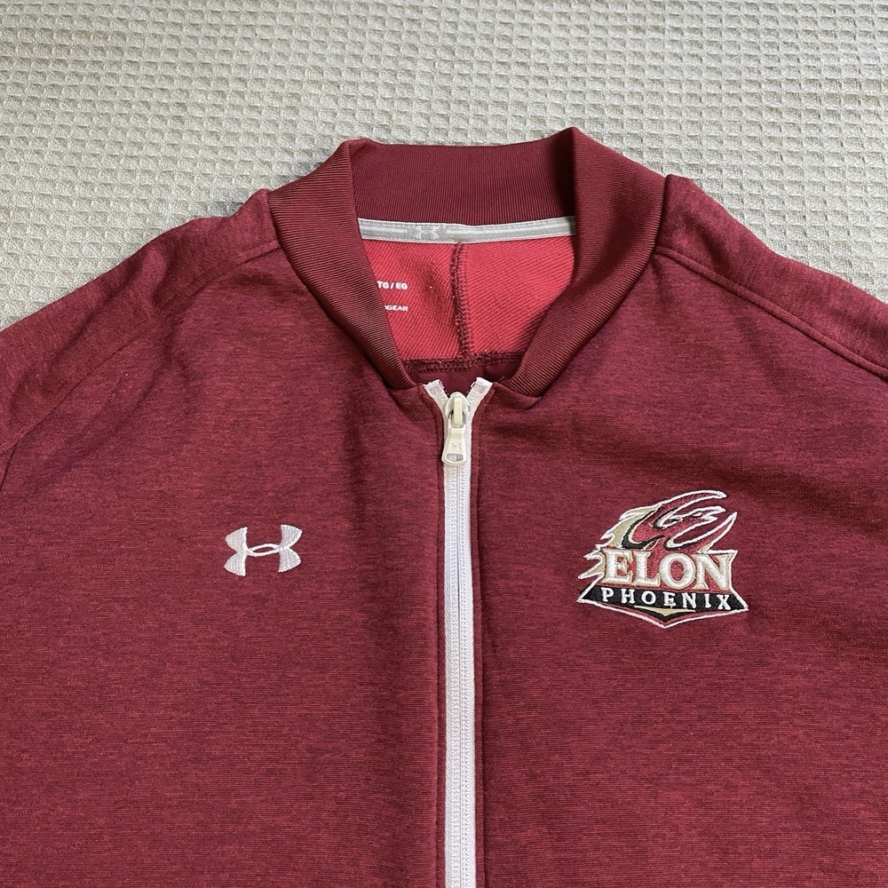 Elon University Jacket XL Womens Under Armour Qualifier Hybrid Track Full Zip - Picture 3 of 9